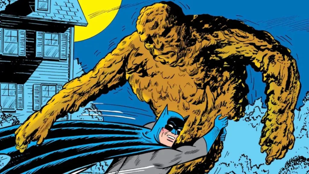 Batman and Clayface on DC Comics cover