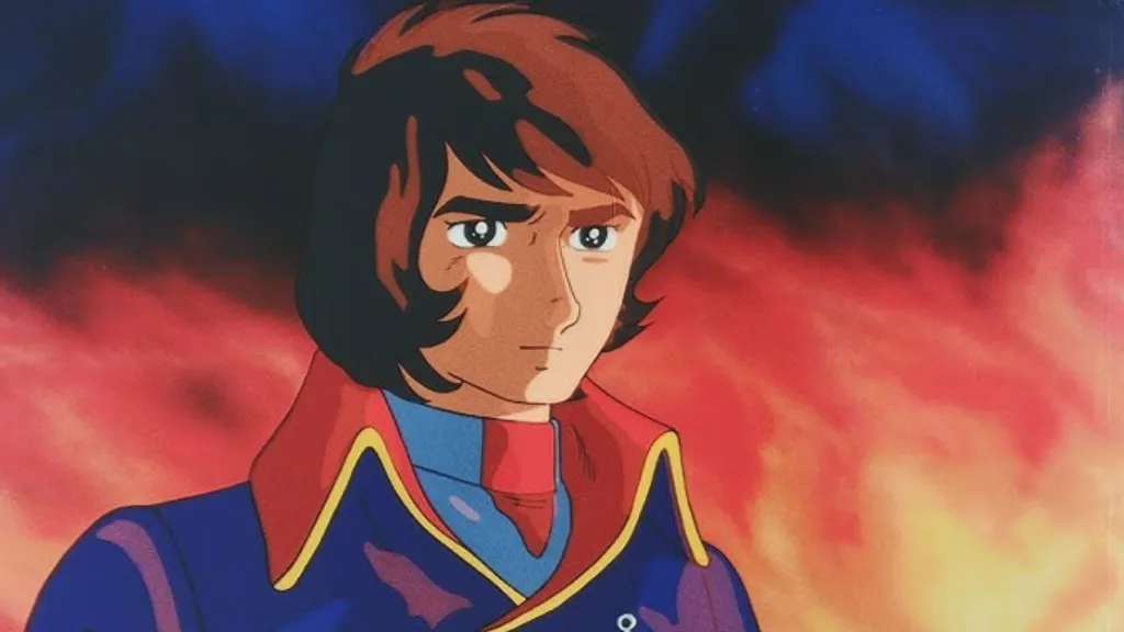 Be Forever Yamato character with fire in background