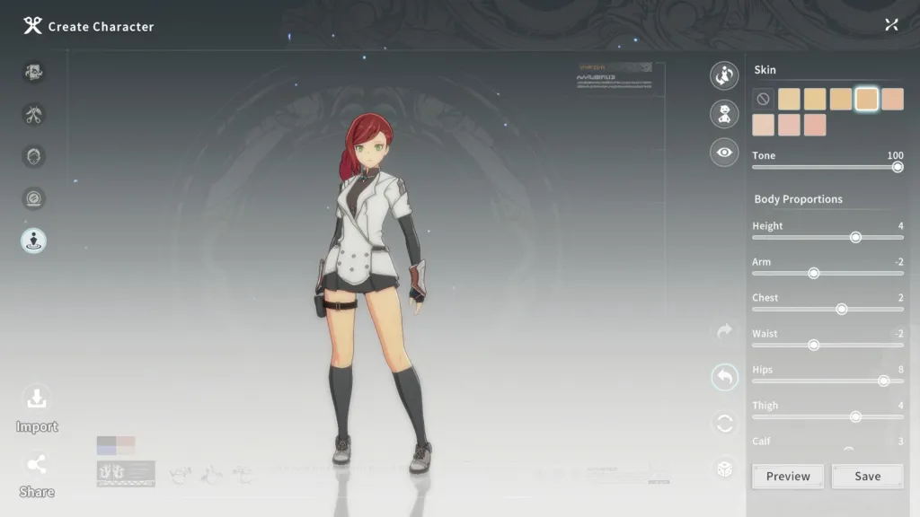 Character Creation Blue Protocol Star Resonance