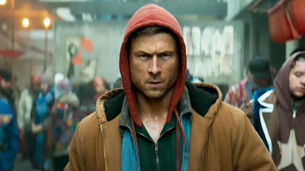 Glen Powell in The Running Man