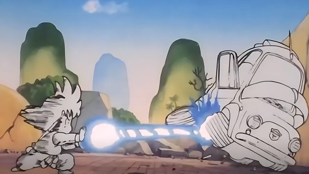 Goku First Kamehameha