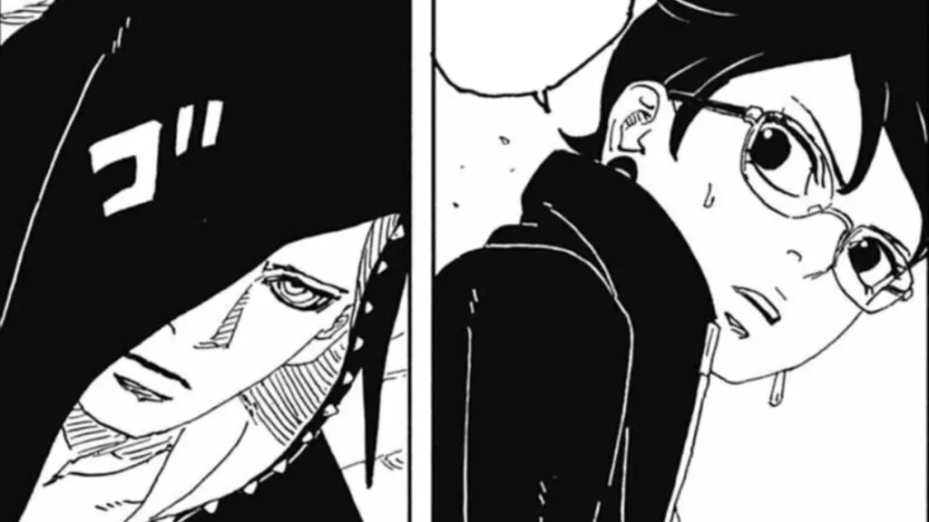 Hidari and Sarada - Boruto