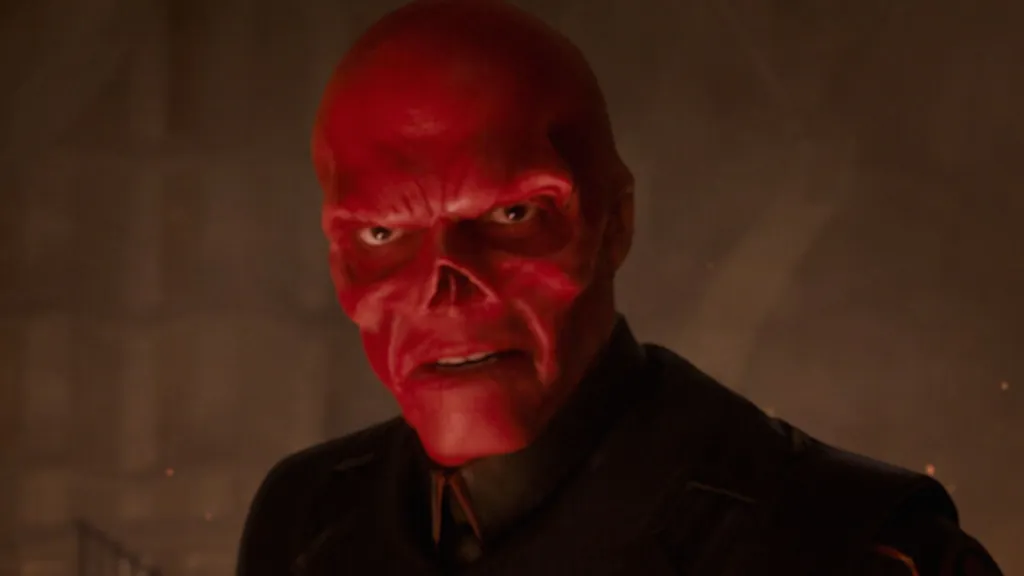 Hugo Weaving as the Red Skull in Captain America The First Avenger