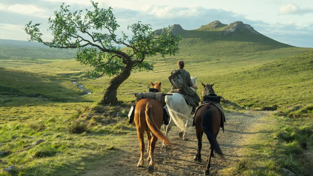 Peter Claffey horse riding in A Knight of the Seven Kingdoms
