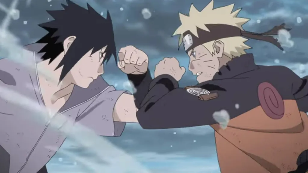 Sasuke Naruto Fight Scene