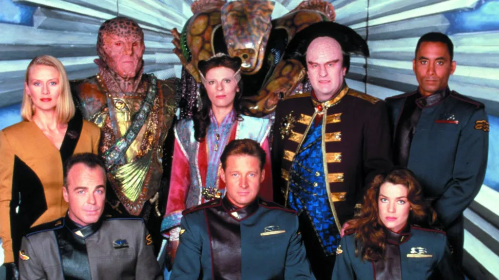 The cast of Babylon 5