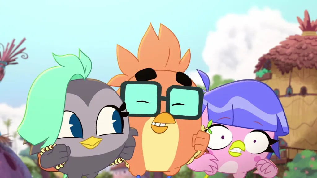 The main cast of Angry Birds Mystery Island