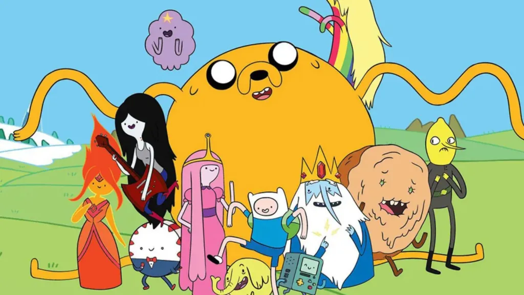 The main characters of Adventure Time