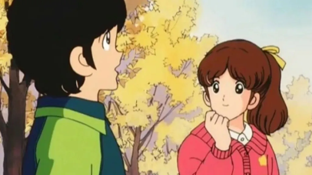 Touch characters with forest in the background