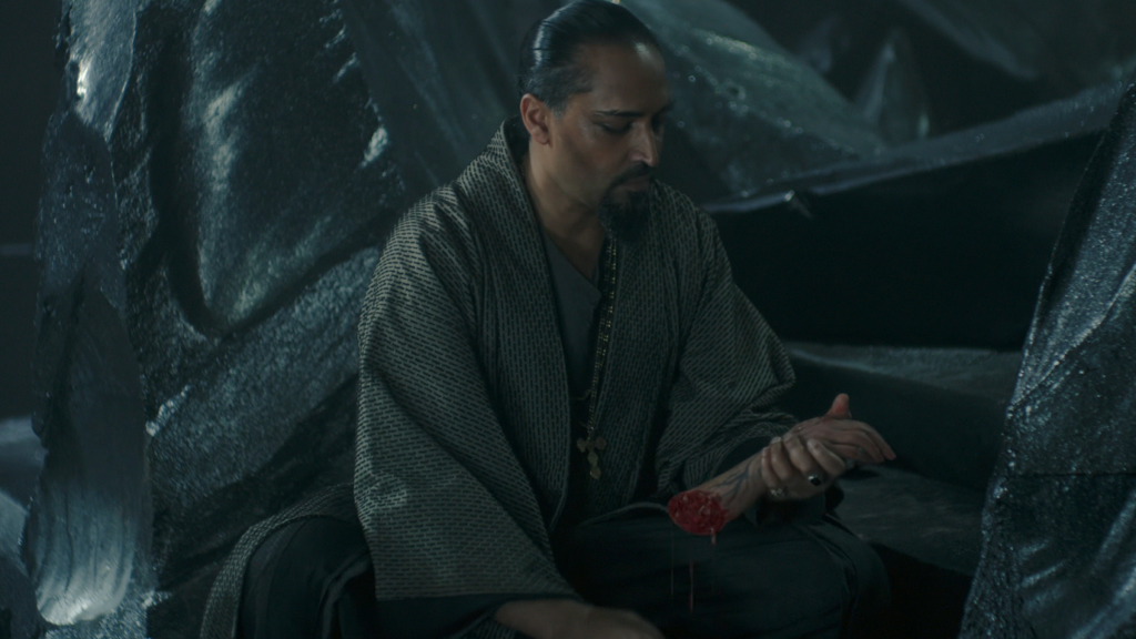 Vilgefortz with a severed hand in The Witcher Season 4 Episode 8