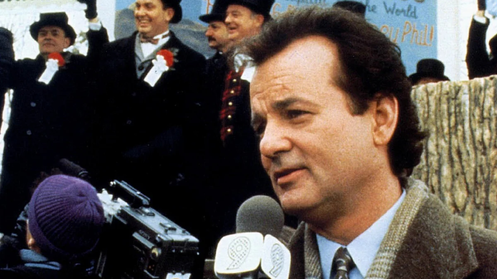 Bill Murray in Groundhog Day