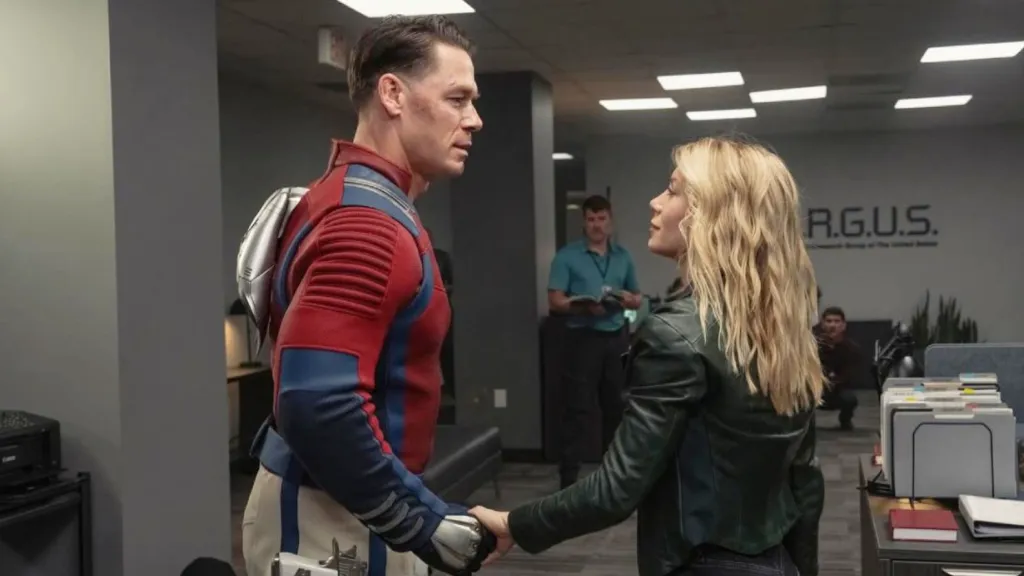 Peacemaker and Harcourt together.