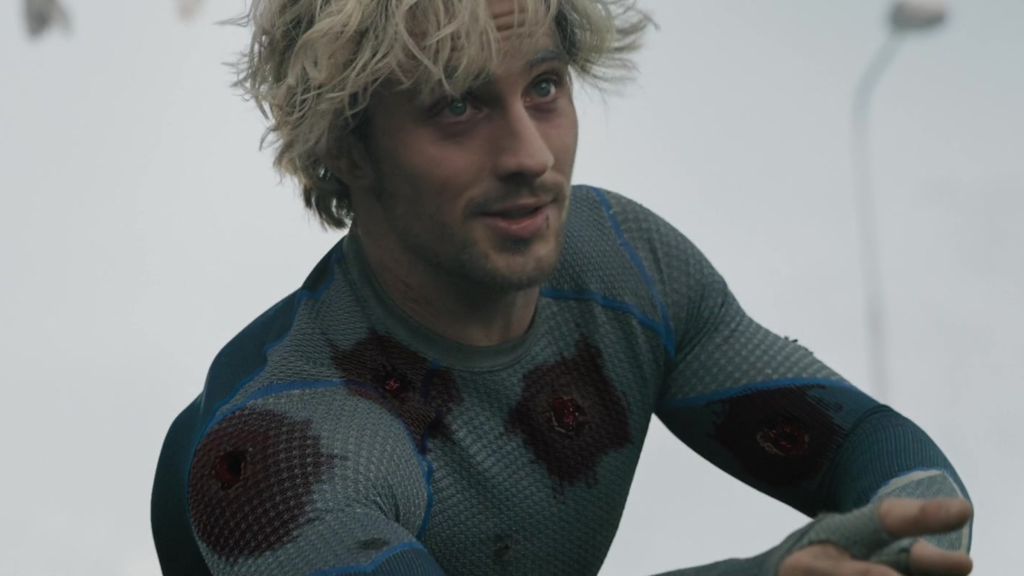 Aaron Taylor-Johnson as Quicksilver in Avengers: Age of Ultron (2015)