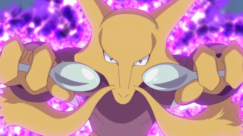Alakazam with spoons 