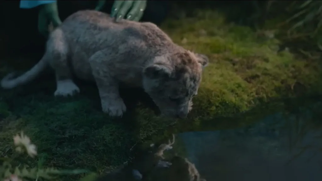 the cowardly lion cub in Wicked