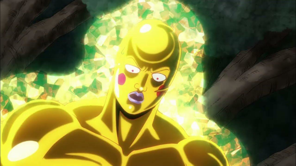 God Dimple looking angry in Mob Psycho 100 Season 3