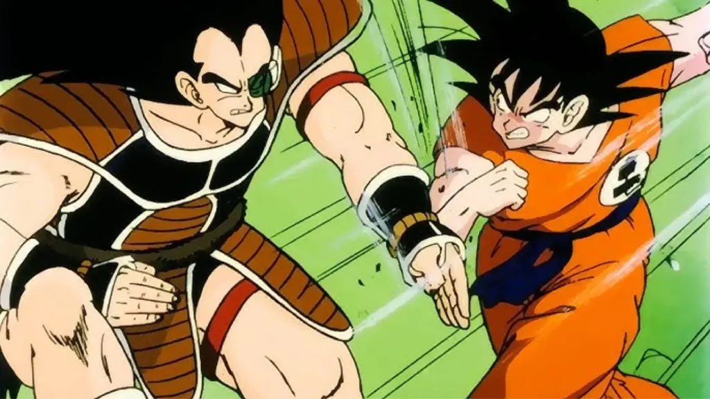 Goku and Raditz - Dragon Ball Z