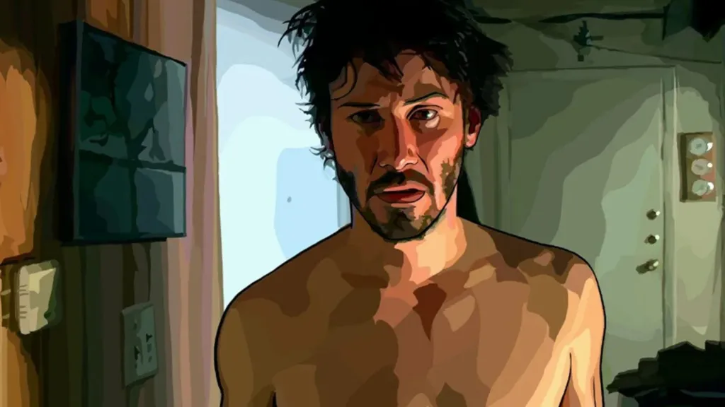 Keanu Reeves in A Scanner Darkly