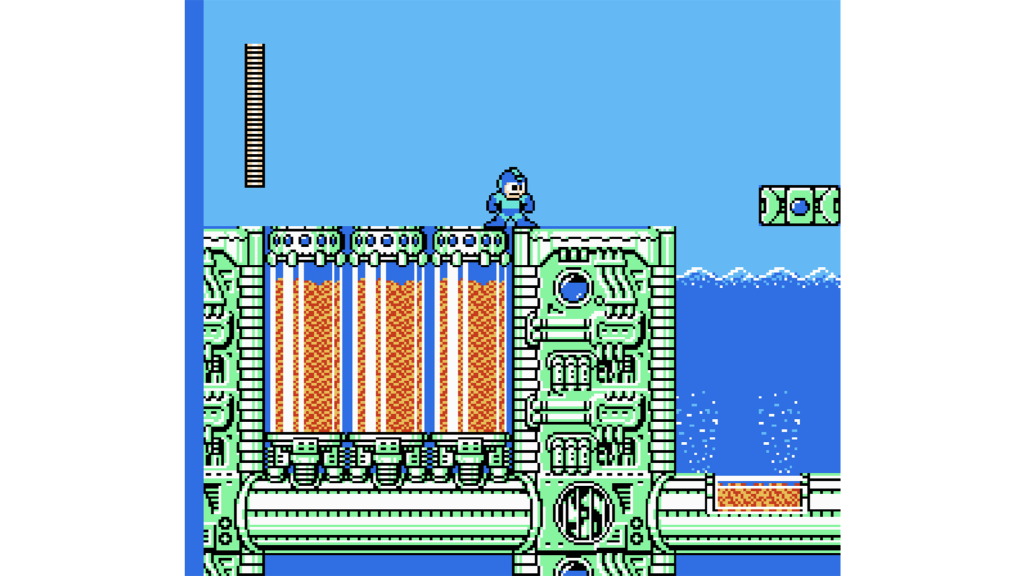 A screenshot from Mega Man 4