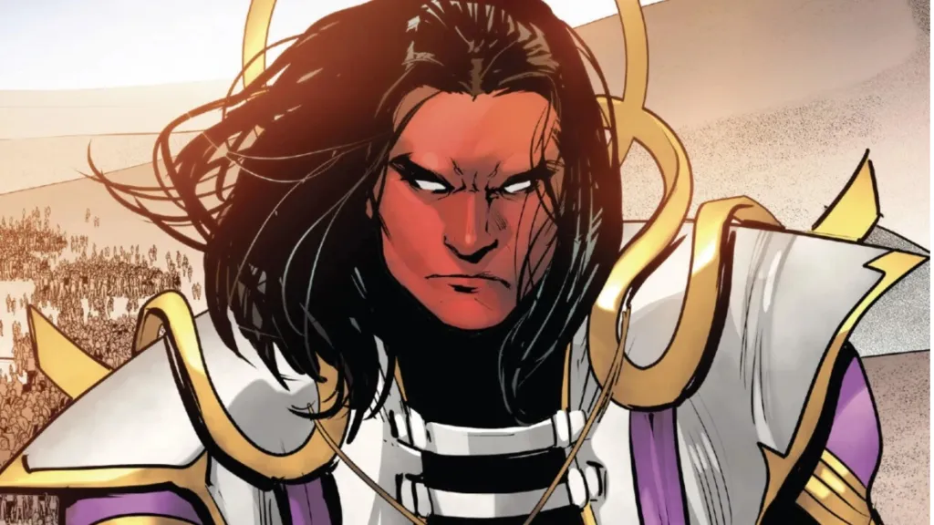 Exodus leading mutants through the desert