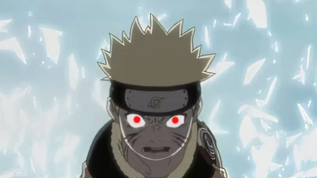 Child Naruto angry