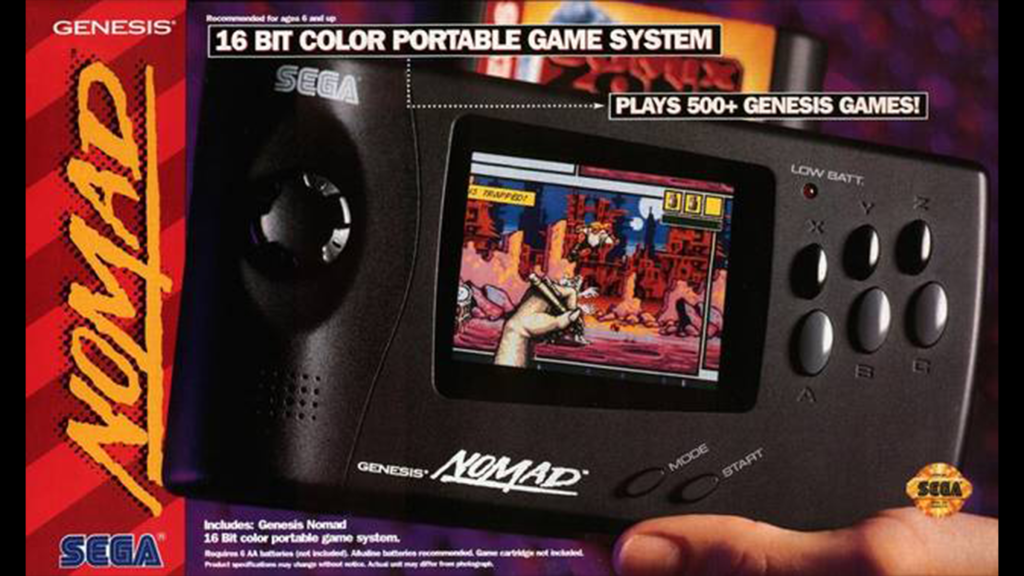 The unopened box for a Sega Nomad.