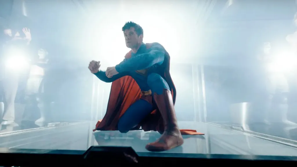 Superman captured in 2025 movie