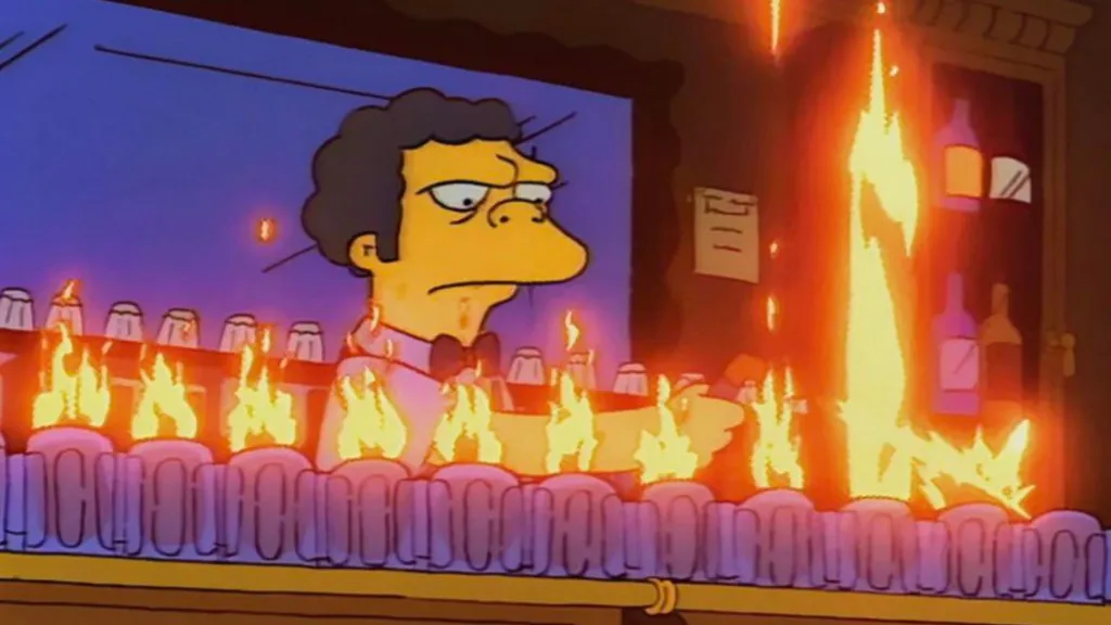 Flaming Moe's The Simpsons
