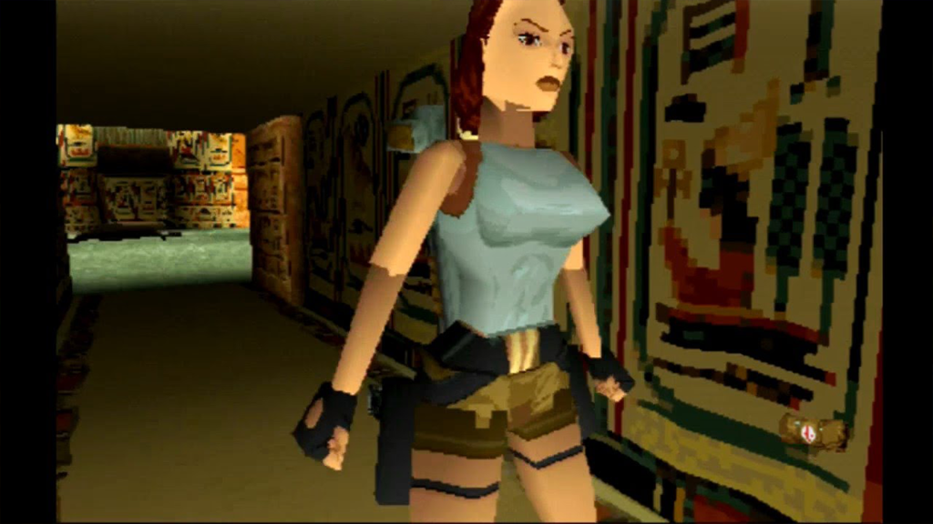 A screenshot from Tomb Raider on the PlayStation.