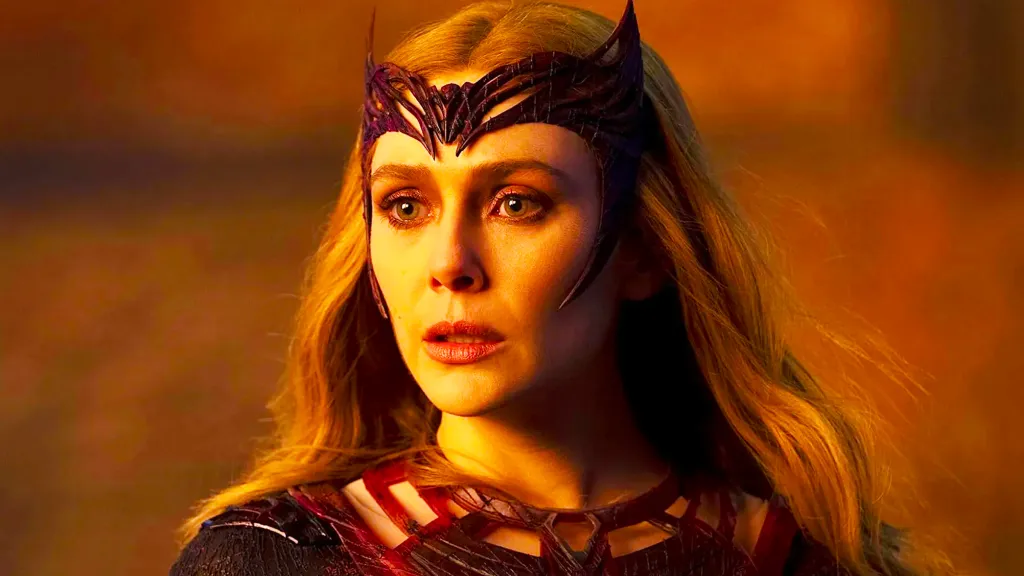 Elizabeth Olsen as the Scarlet Witch in the MCU