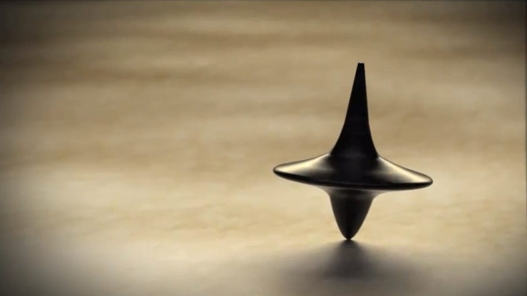The spinning top at the end of Inception (2010)