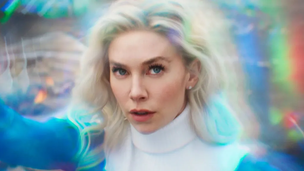 Sue using her powers in The Fantastic Four: First Steps.