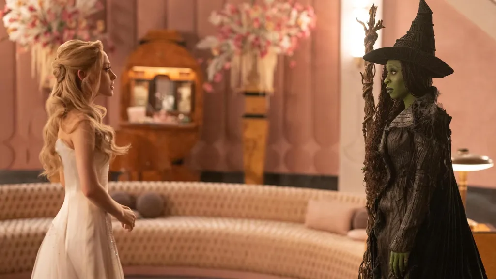 Ariana Grande and Cynthia Erivo in Wicked: For Good