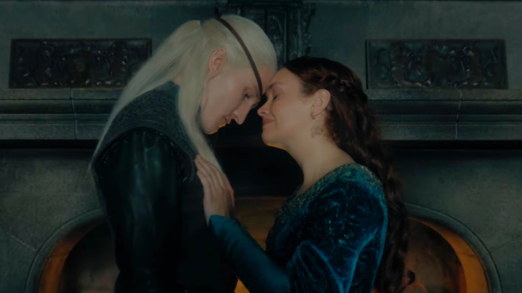 Aemond Targaryen and Alicent Hightower in House of the Dragon Season 3