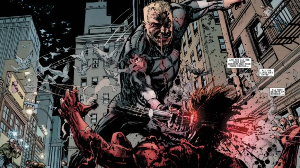 Bullseye kills Daredevil