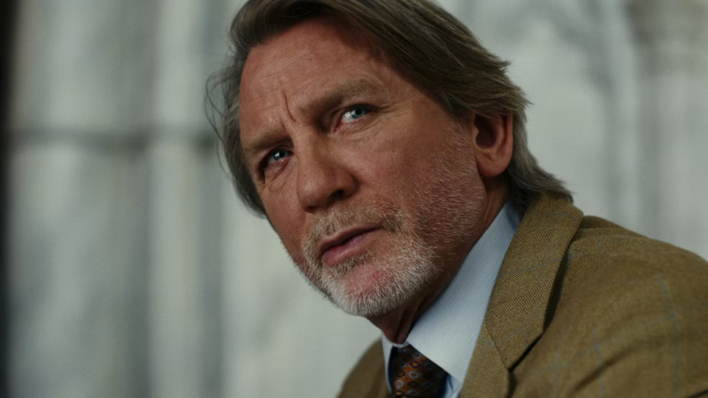 Daniel Craig as Benoit Blanc in Wake Up Dead Man: A Knives Out Mystery