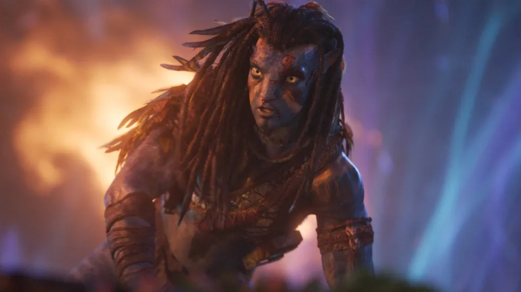 Jake Sully in Avatar Fire and Ash final fight