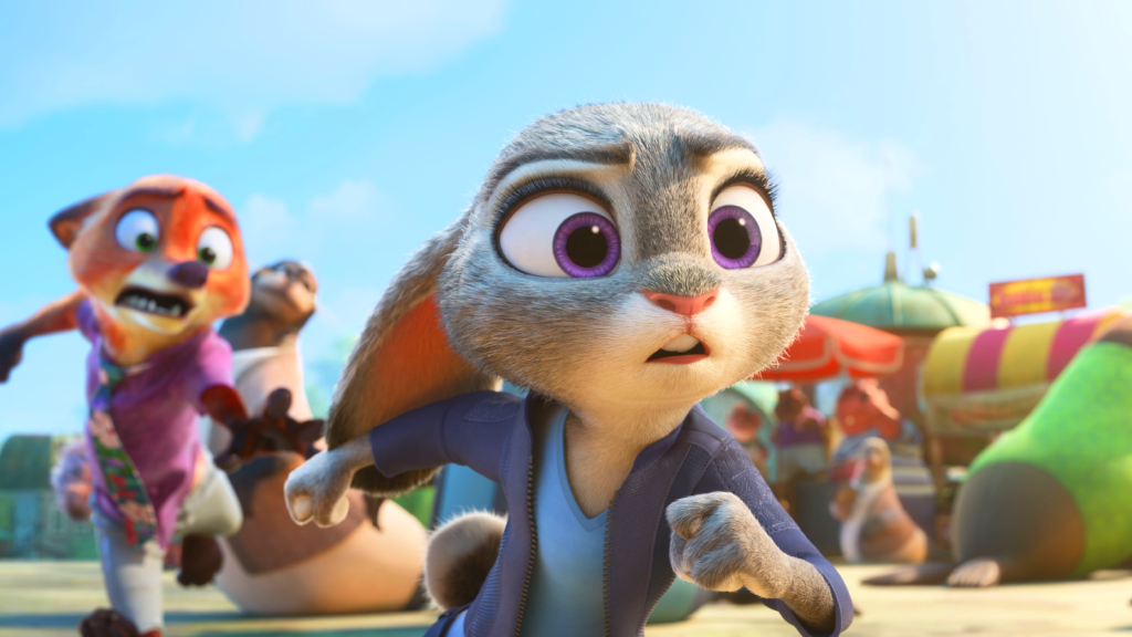 Judy running in Zootopia 2