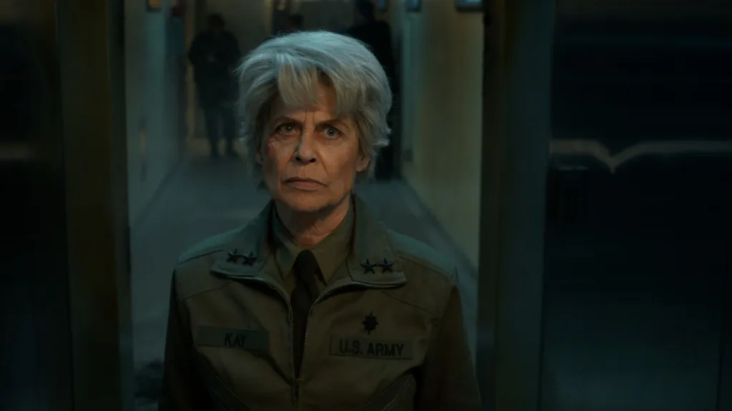 Linda Hamilton as Dr. Kay in Stranger Things Season 5