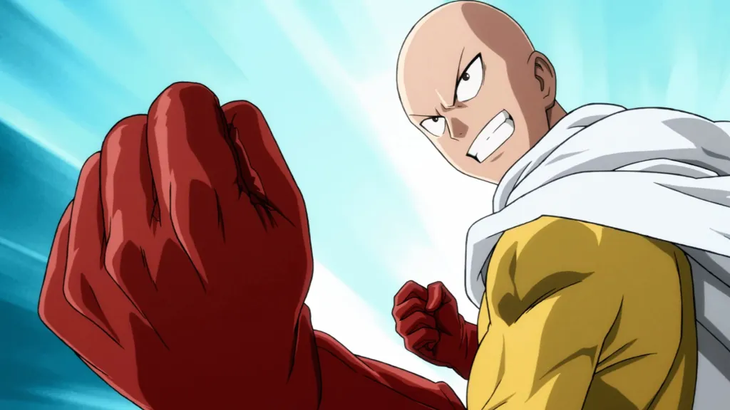 One Punch Man Saitama Excited