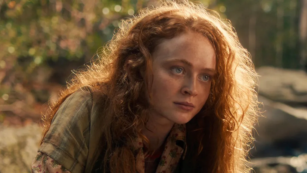 Sadie Sink as Max with wild hair in Stranger Things Season 5