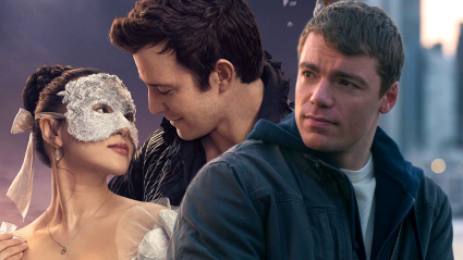 Split image of Bridgerton and The Night Agent