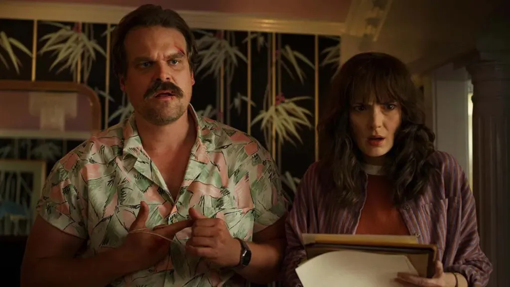 Jim Hopper and Joyce Byers Stranger Things