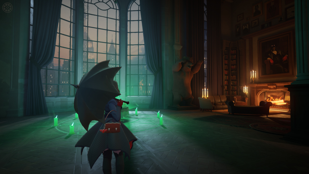 A character with an umbrella in Deadlock.