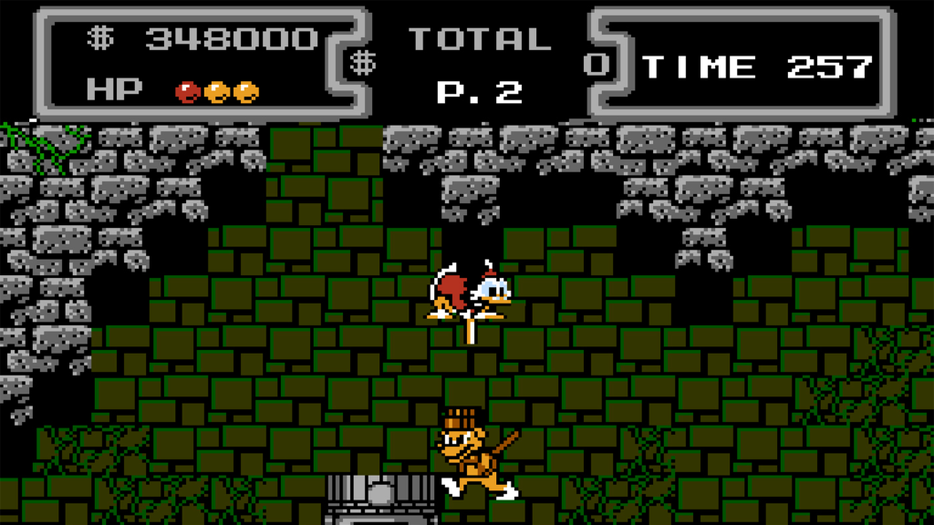 A screenshot from Disney's DuckTales on the NES.