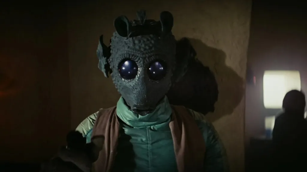 Greedo in cantina in A New Hope