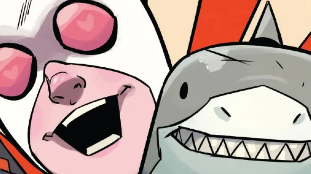 Gwenpool and Jeff the Land Shark