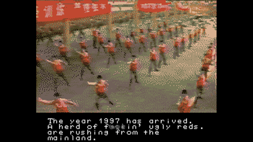 A screenshot from Hong Kong 97.