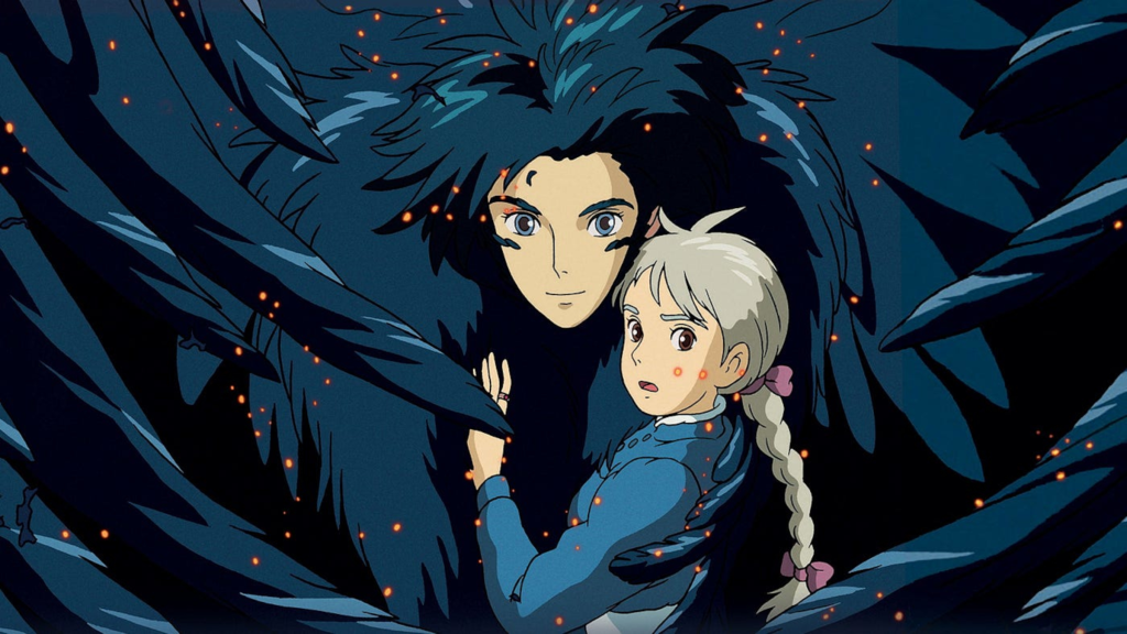 Howl and Sophie in Howl's Moving Castle