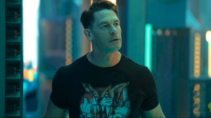 John Cena looking to the side in Peacemaker Season 2